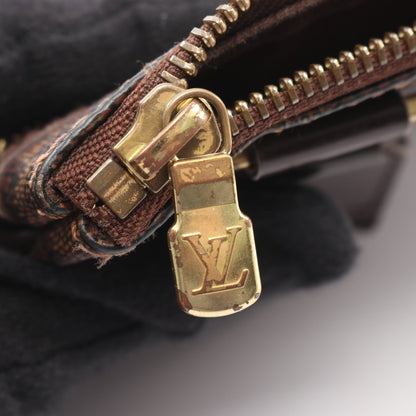 ポシェット ボスフォール ダミエエベヌ ショルダーバッグ PVC レザー ブラウン ルイヴィトン バッグ LOUIS VUITTON