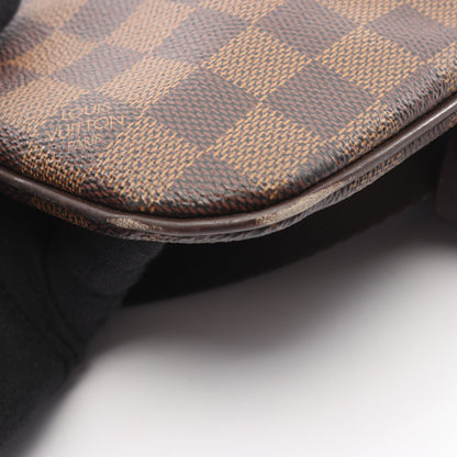 ポシェット ボスフォール ダミエエベヌ ショルダーバッグ PVC レザー ブラウン ルイヴィトン バッグ LOUIS VUITTON