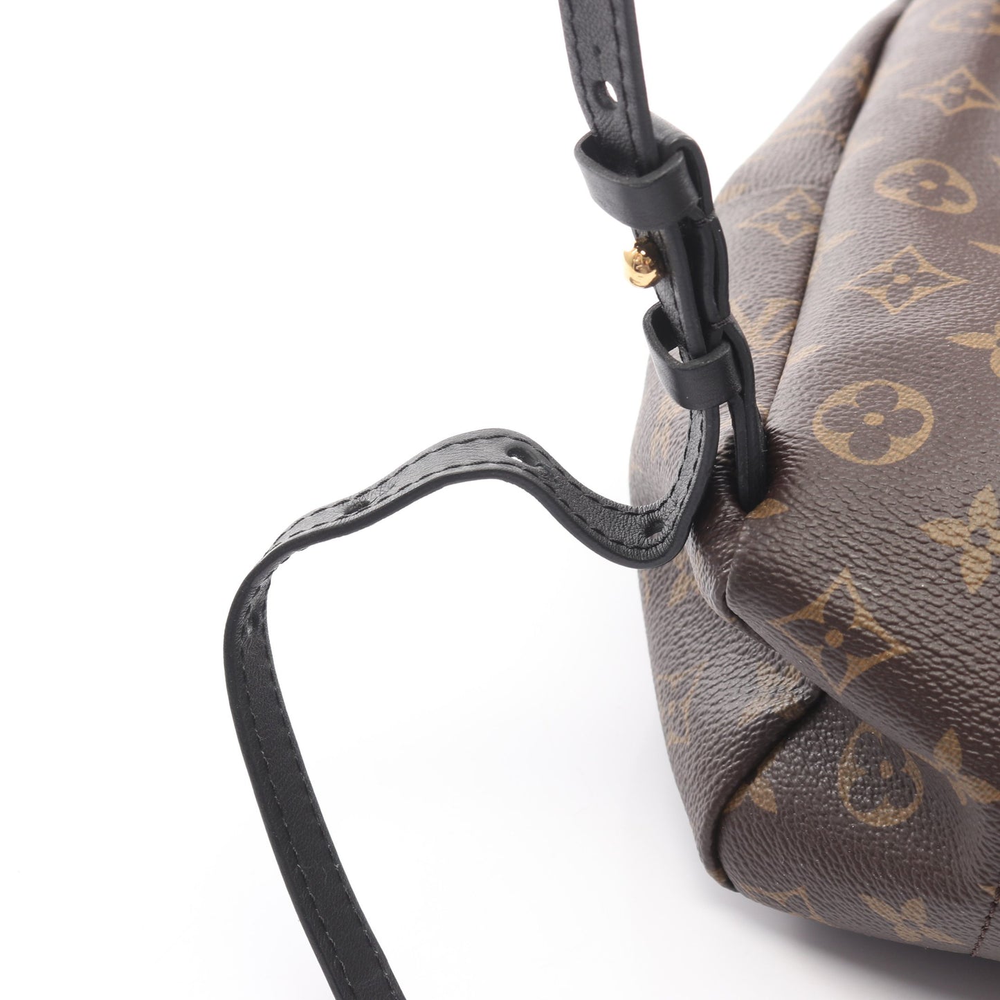 パームスプリングスPM モノグラム バックパック リュックサック PVC レザー ブラウン ブラック ルイヴィトン バッグ LOUIS VUITTON