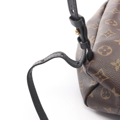 パームスプリングスPM モノグラム バックパック リュックサック PVC レザー ブラウン ブラック ルイヴィトン バッグ LOUIS VUITTON