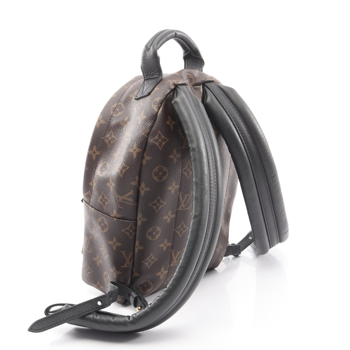 パームスプリングスPM モノグラム バックパック リュックサック PVC レザー ブラウン ブラック ルイヴィトン バッグ LOUIS VUITTON
