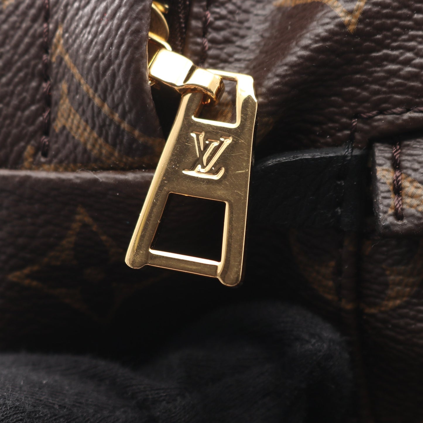 パームスプリングスPM モノグラム バックパック リュックサック PVC レザー ブラウン ブラック ルイヴィトン バッグ LOUIS VUITTON
