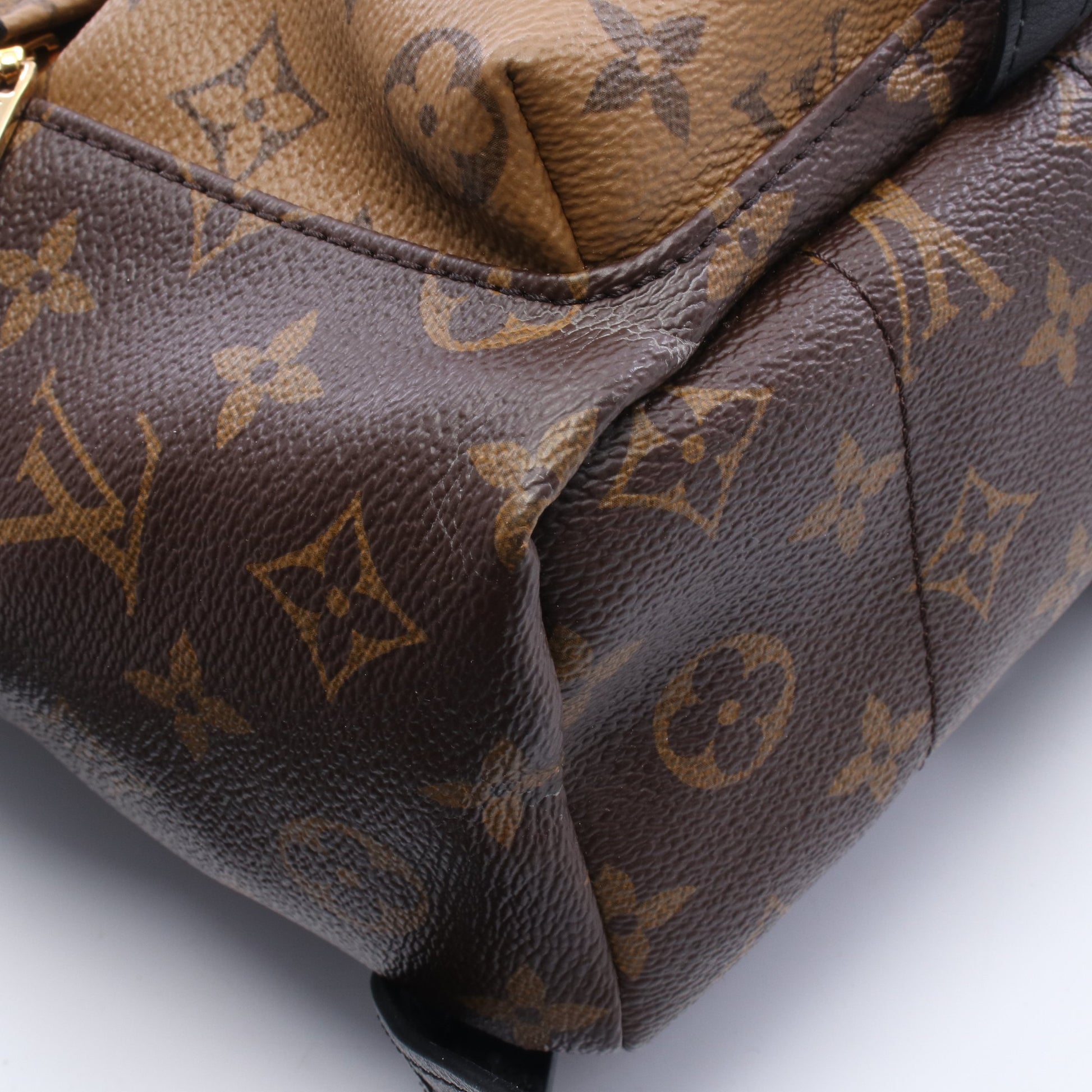 パームスプリングス バックパックPM モノグラム リバース リュックサック PVC レザー ブラウン ベージュ ルイヴィトン バッグ LOUIS VUITTON