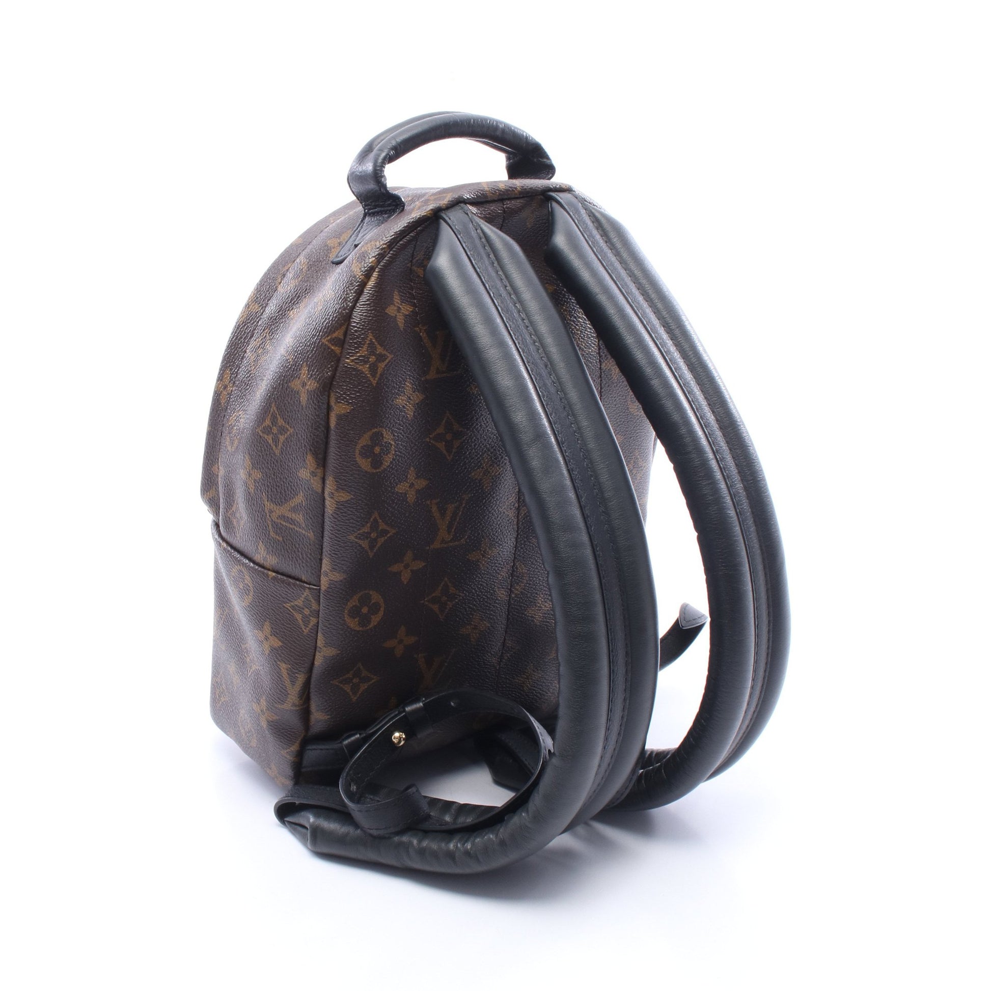 パームスプリングスPM モノグラム バックパック リュックサック PVC レザー ブラウン ブラック ルイヴィトン バッグ LOUIS VUITTON