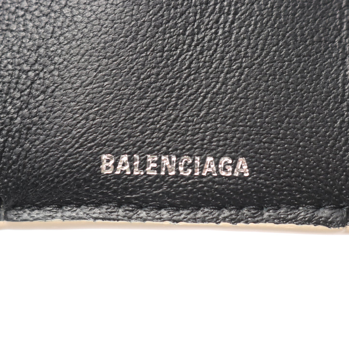 EVERYDAY MINI WALLET 三つ折り財布 レザー ベージュ バレンシアガ 財布・小物 BALENCIAGA