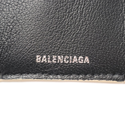 EVERYDAY MINI WALLET 三つ折り財布 レザー ベージュ バレンシアガ 財布・小物 BALENCIAGA