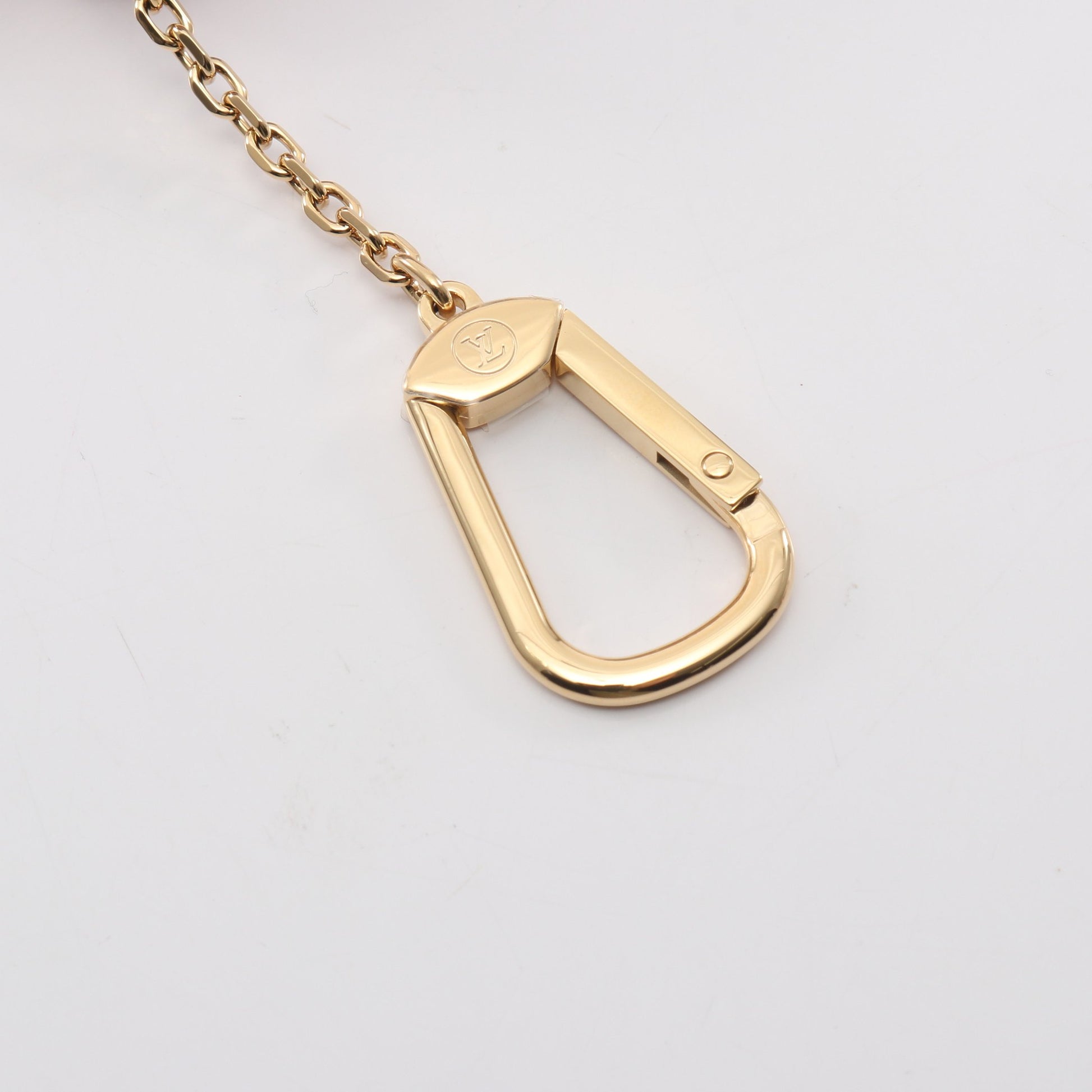 ポシェット クレS キーリング付き ポーチ ファブリック ベージュ ピンク オフホワイト ルイヴィトン 財布・小物 LOUIS VUITTON