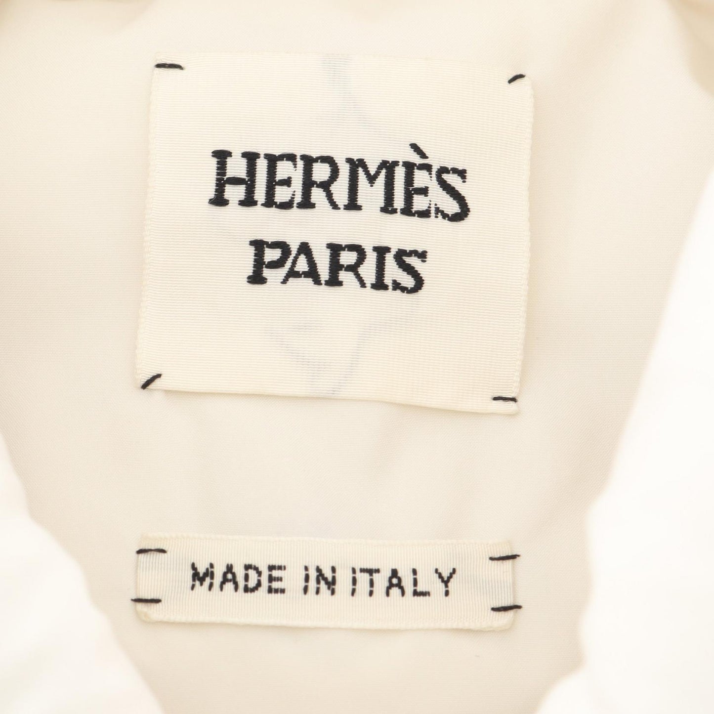 キルティング オーバーシャツ クルードセル ダウンジャケット ホワイト エルメス アウター HERMES