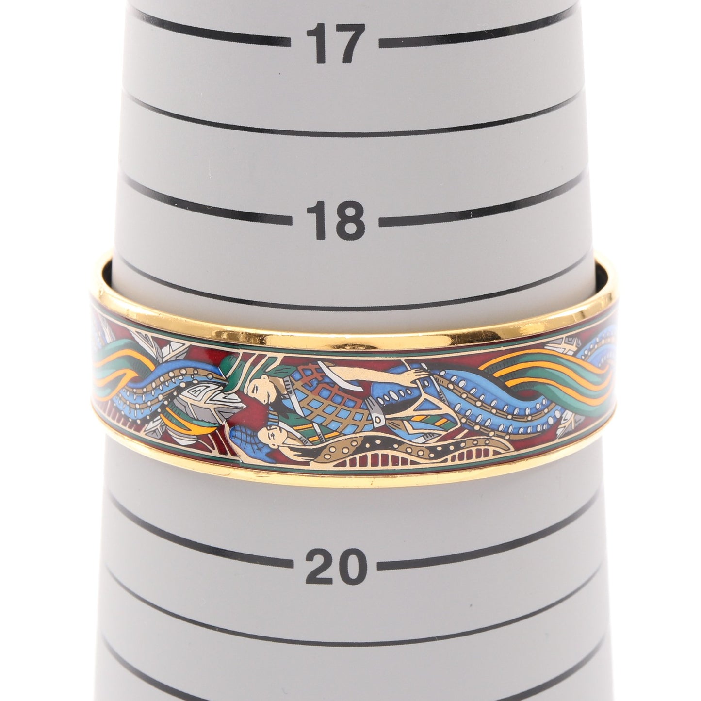 エマイユGM バングル GP 七宝 ゴールド マルチカラー エルメス アクセサリー HERMES