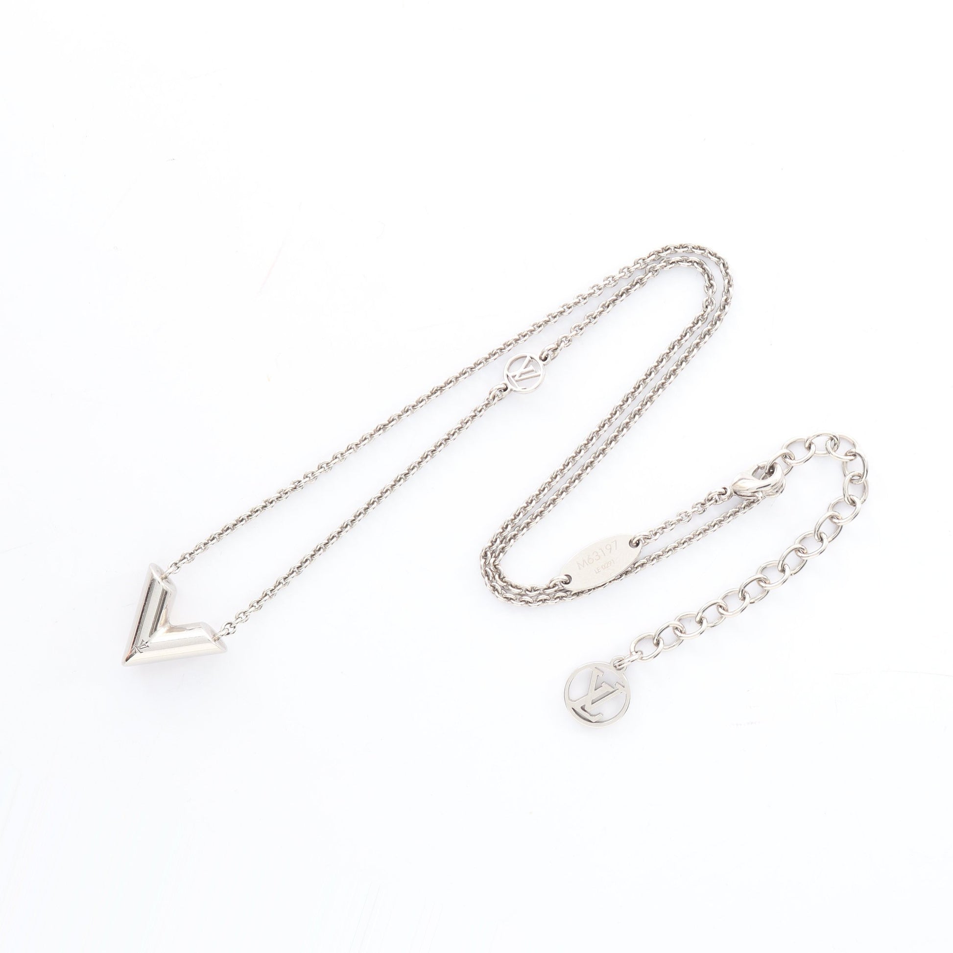 エセンシャルV ネックレス シルバー ルイヴィトン アクセサリー LOUIS VUITTON