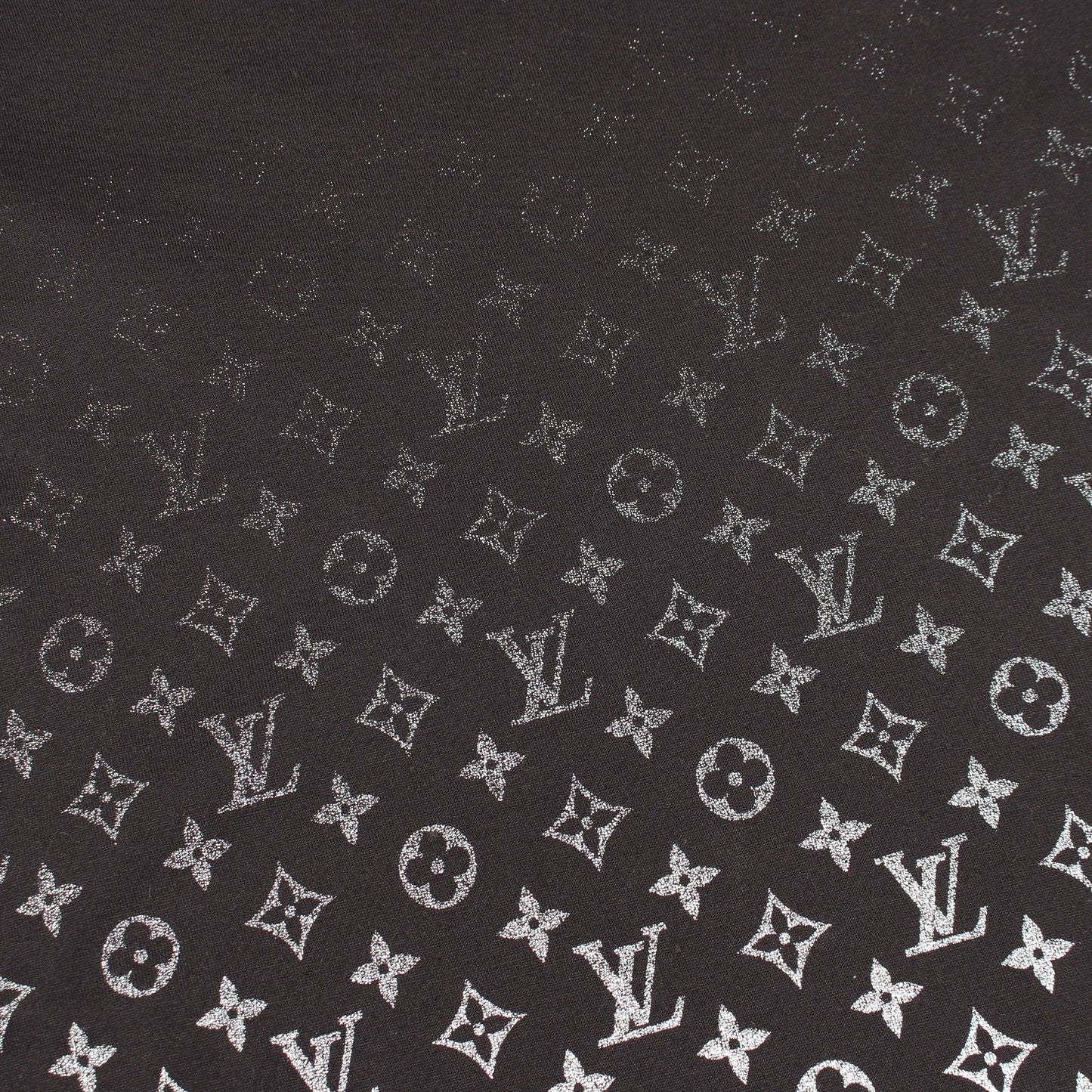 モノグラムグラディエント 半袖Tシャツ コットン ブラック ホワイト ルイヴィトン トップス LOUIS VUITTON