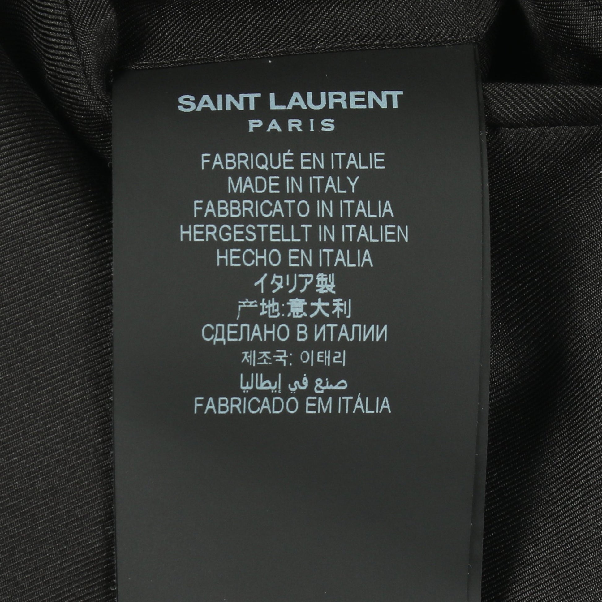 テーラードジャケット ウール グレーブラウン サンローランパリ アウター SAINT LAURENT PARIS