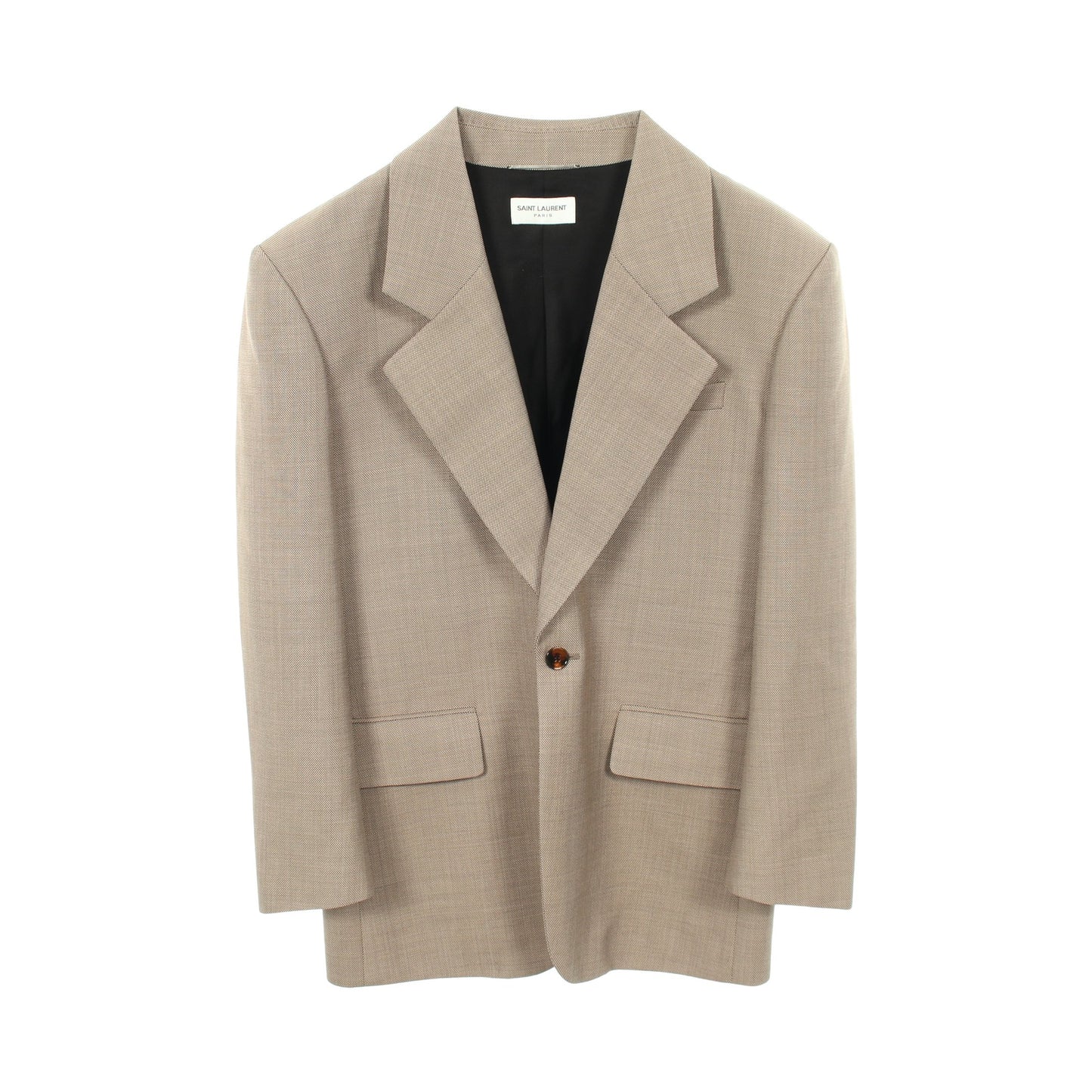 テーラードジャケット ウール グレーブラウン サンローランパリ アウター SAINT LAURENT PARIS