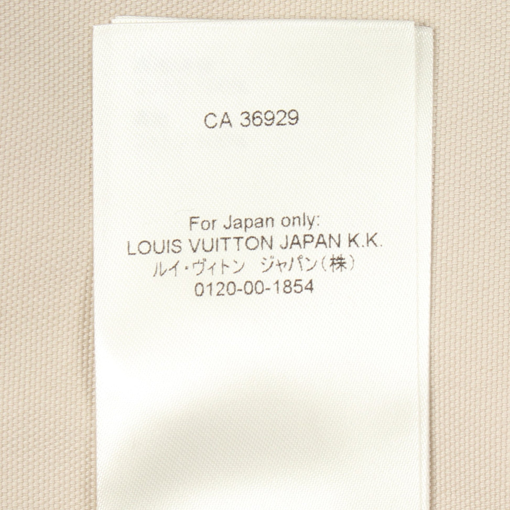 ワークウェアチョアコート ワークジャケット コットン ベージュ ルイヴィトン アウター LOUIS VUITTON