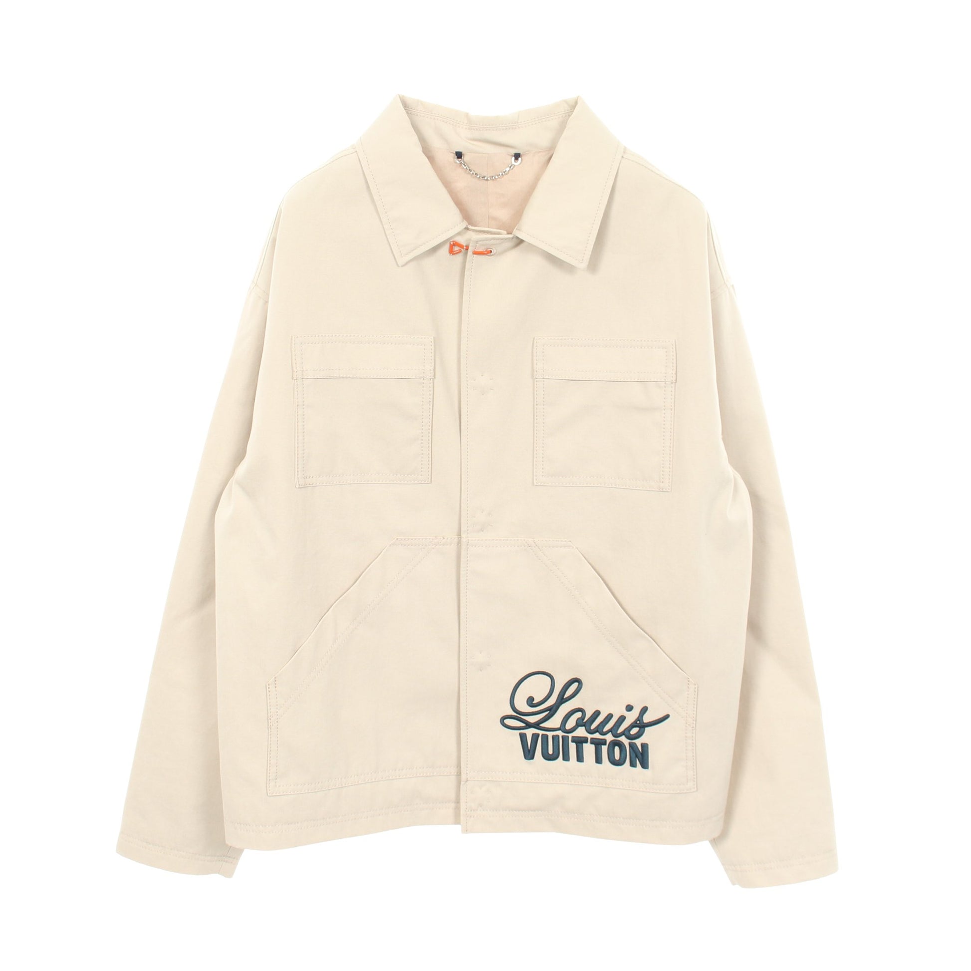 ワークウェアチョアコート ワークジャケット コットン ベージュ ルイヴィトン アウター LOUIS VUITTON