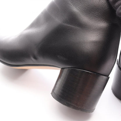 アナトミック ショート ブーツ レザー ブラック エムエムシックスメゾンマルジェラ シューズ MM6 MAISON MARGIELA