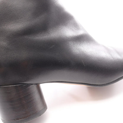 アナトミック ショート ブーツ レザー ブラック エムエムシックスメゾンマルジェラ シューズ MM6 MAISON MARGIELA