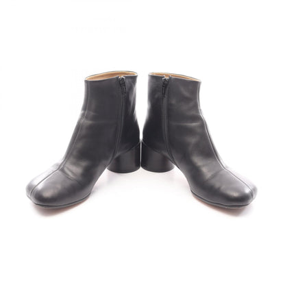 アナトミック ショート ブーツ レザー ブラック エムエムシックスメゾンマルジェラ シューズ MM6 MAISON MARGIELA