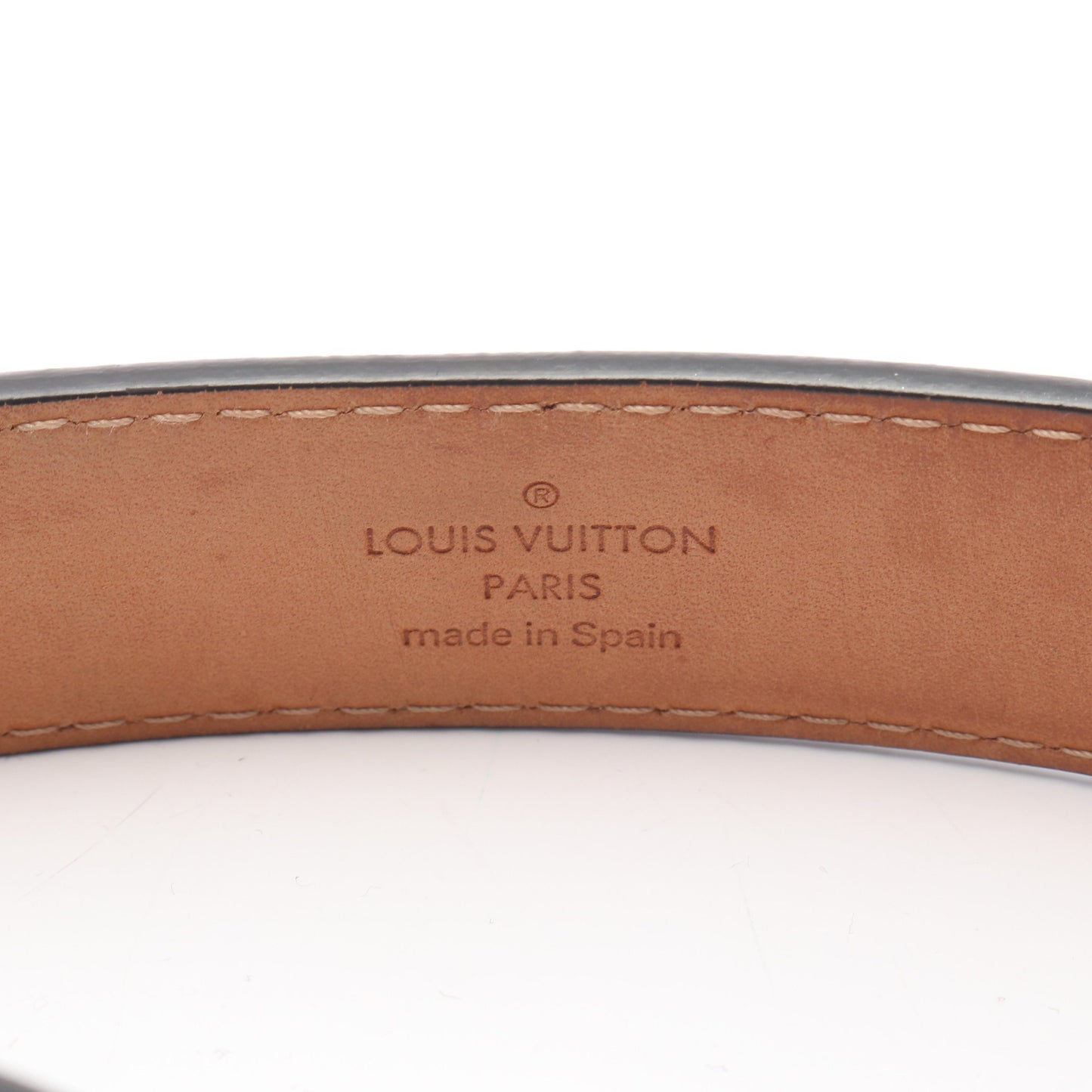 サンチュール ジーンズ ベルト レザー ブラック ルイヴィトン 財布・小物 LOUIS VUITTON