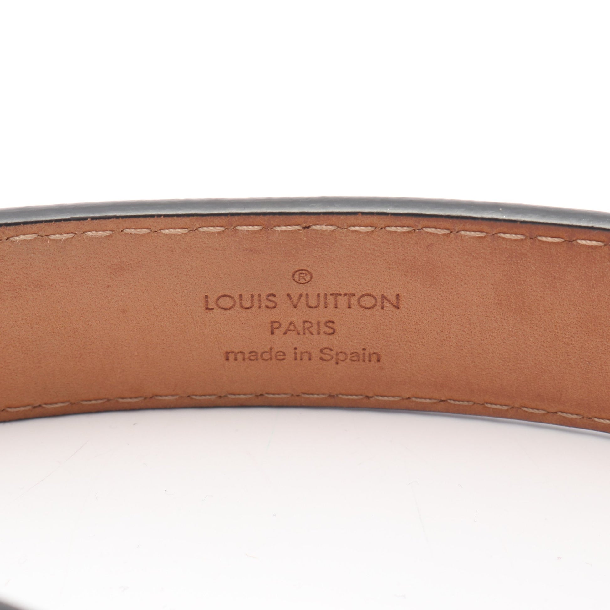 サンチュール ジーンズ ベルト レザー ブラック ルイヴィトン 財布・小物 LOUIS VUITTON