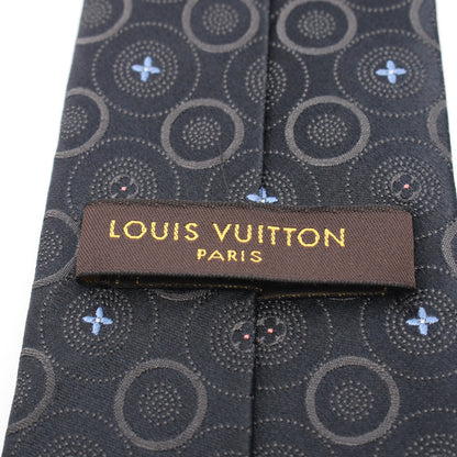 モノグラムフラワー ネクタイ シルク ブラック ルイヴィトン 財布・小物 LOUIS VUITTON