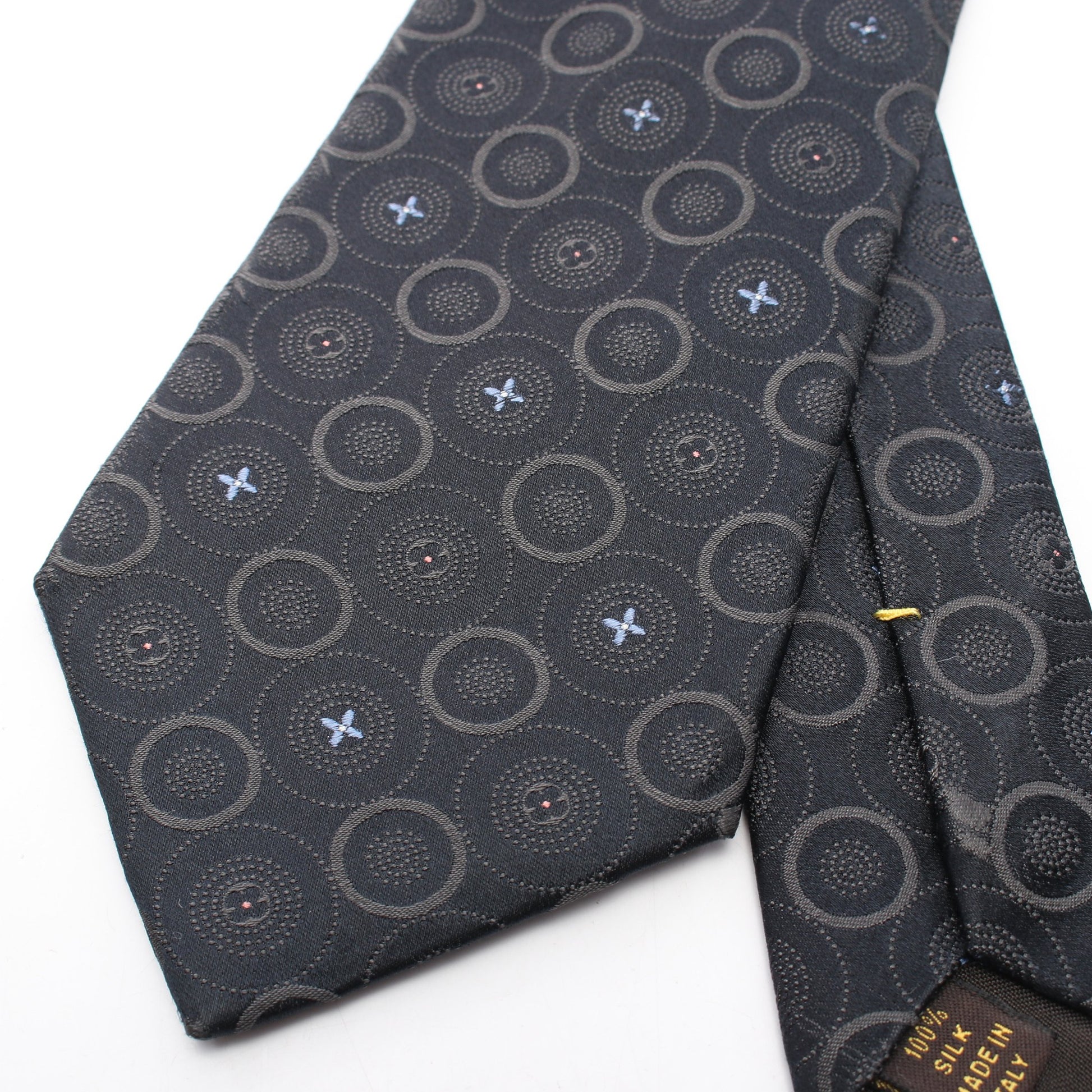 モノグラムフラワー ネクタイ シルク ブラック ルイヴィトン 財布・小物 LOUIS VUITTON