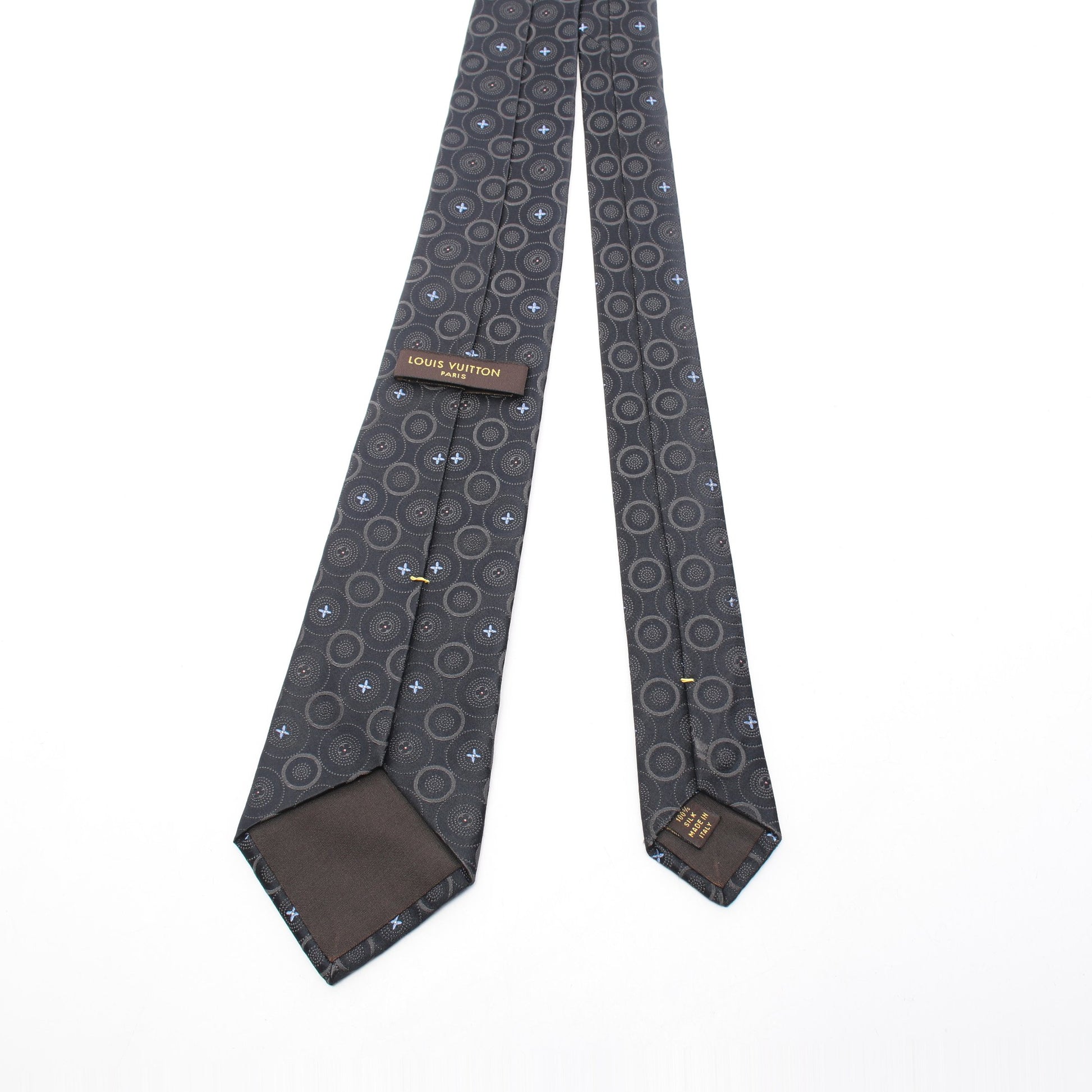 モノグラムフラワー ネクタイ シルク ブラック ルイヴィトン 財布・小物 LOUIS VUITTON