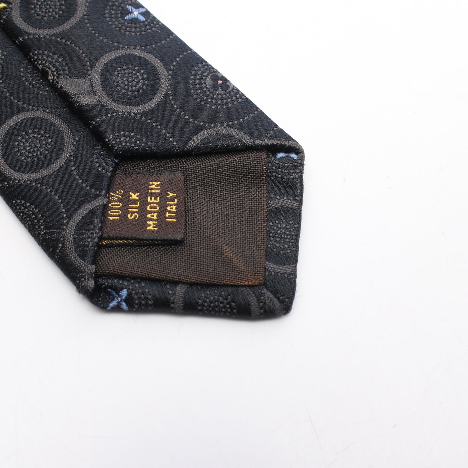 モノグラムフラワー ネクタイ シルク ブラック ルイヴィトン 財布・小物 LOUIS VUITTON