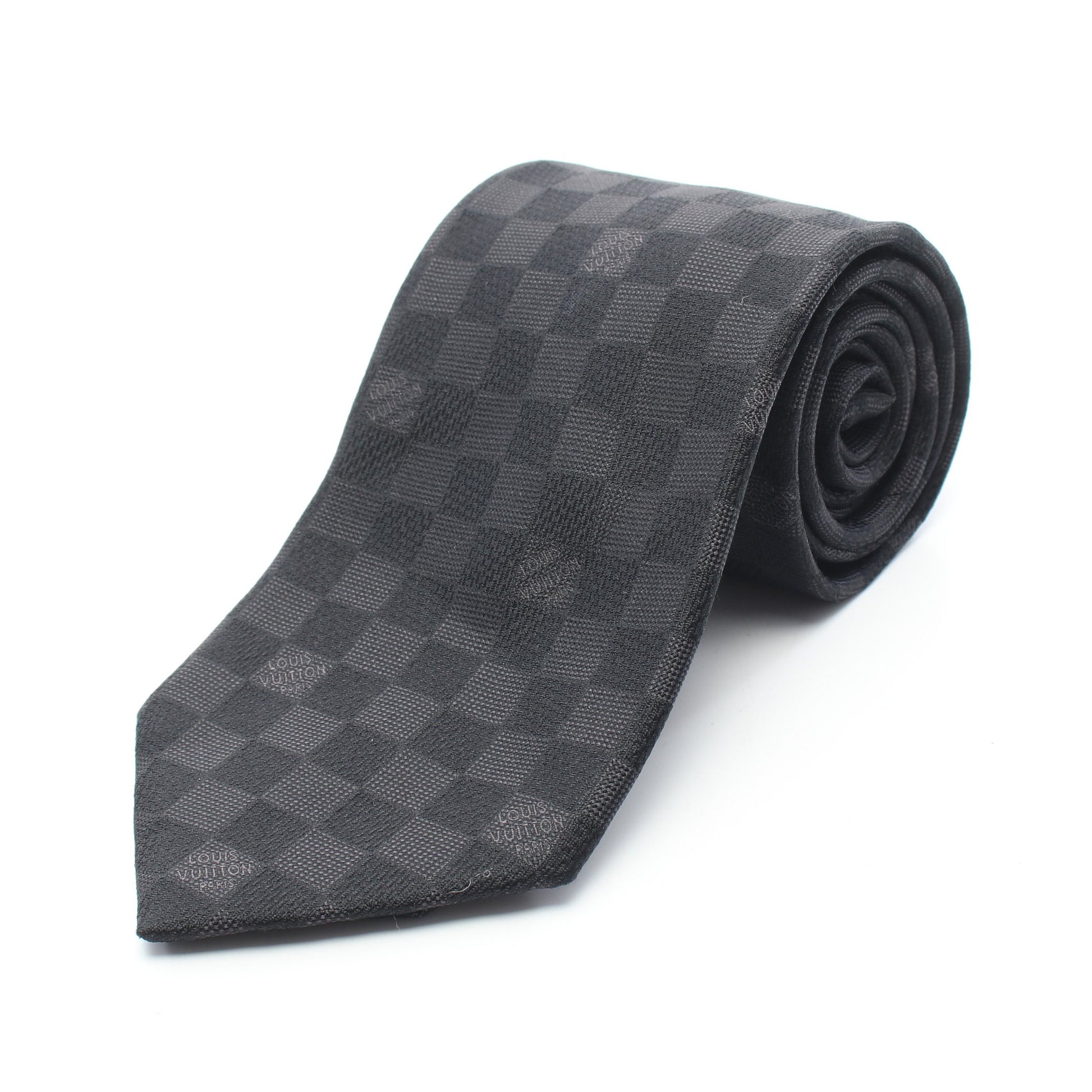 ダミエ ネクタイ シルク ブラック ルイヴィトン 財布・小物 LOUIS VUITTON