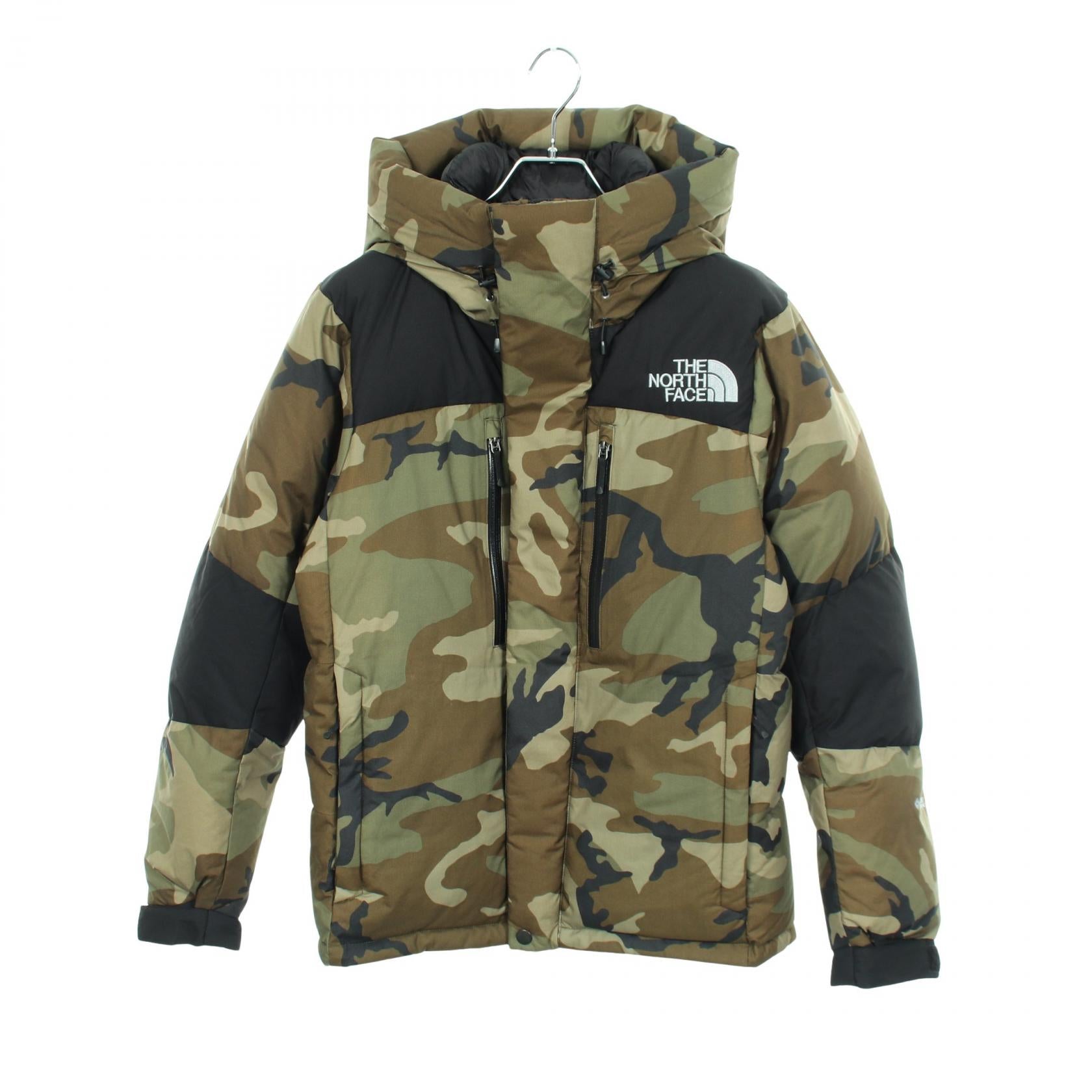 NOVELTY BALTRO LIGHT JACKET フード付き ダウンジャケット ナイロン カーキグリーン ブラック マルチカラー ザノースフェイス アウター THE NORTH FACE