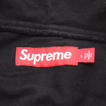 Fur Trim Flannel Hooded Shirt ファー フード付き 長袖 シャツ コットン ブラック シュプリーム トップス Supreme