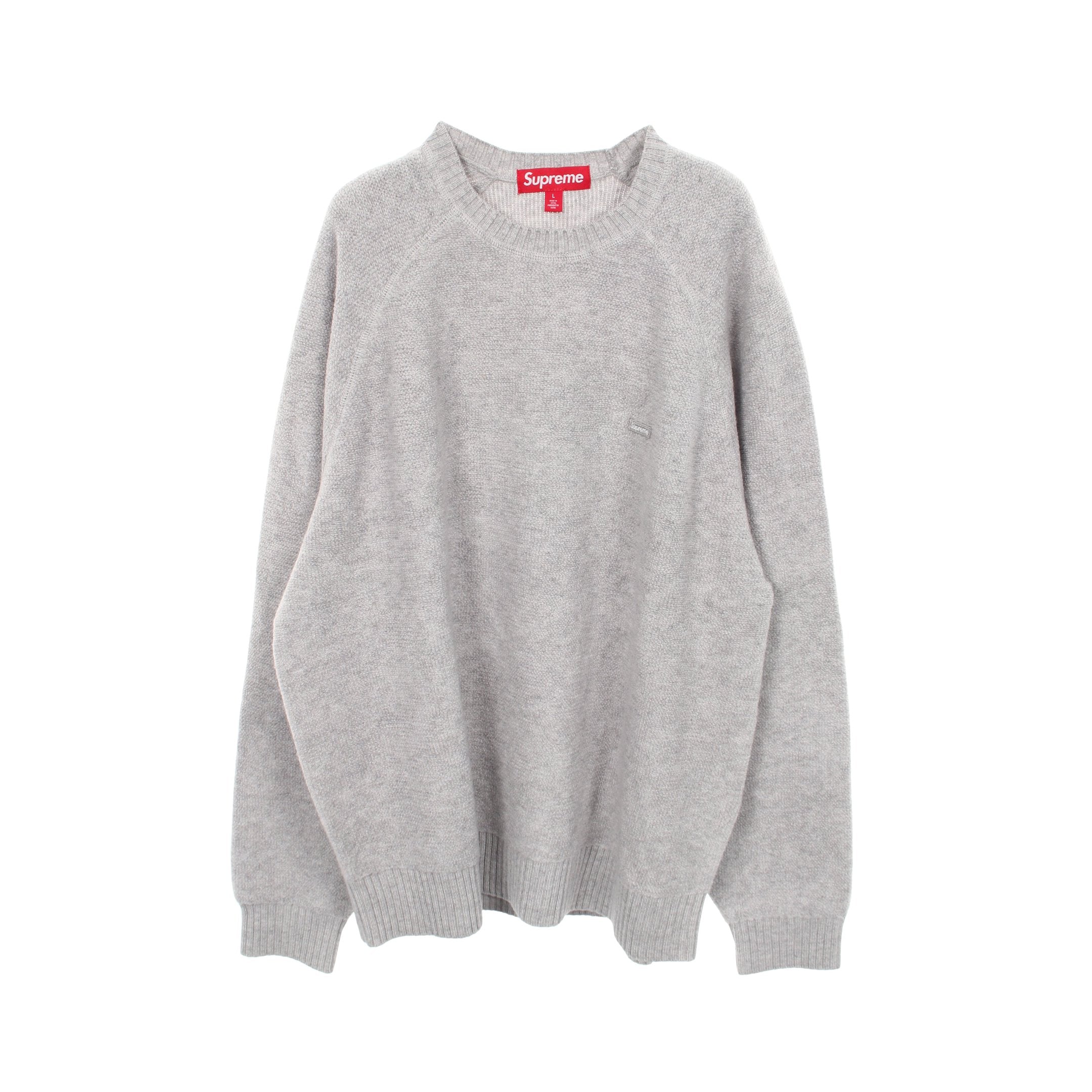 terry small box sweater 24AW ニット ライトグレー ニット ウール