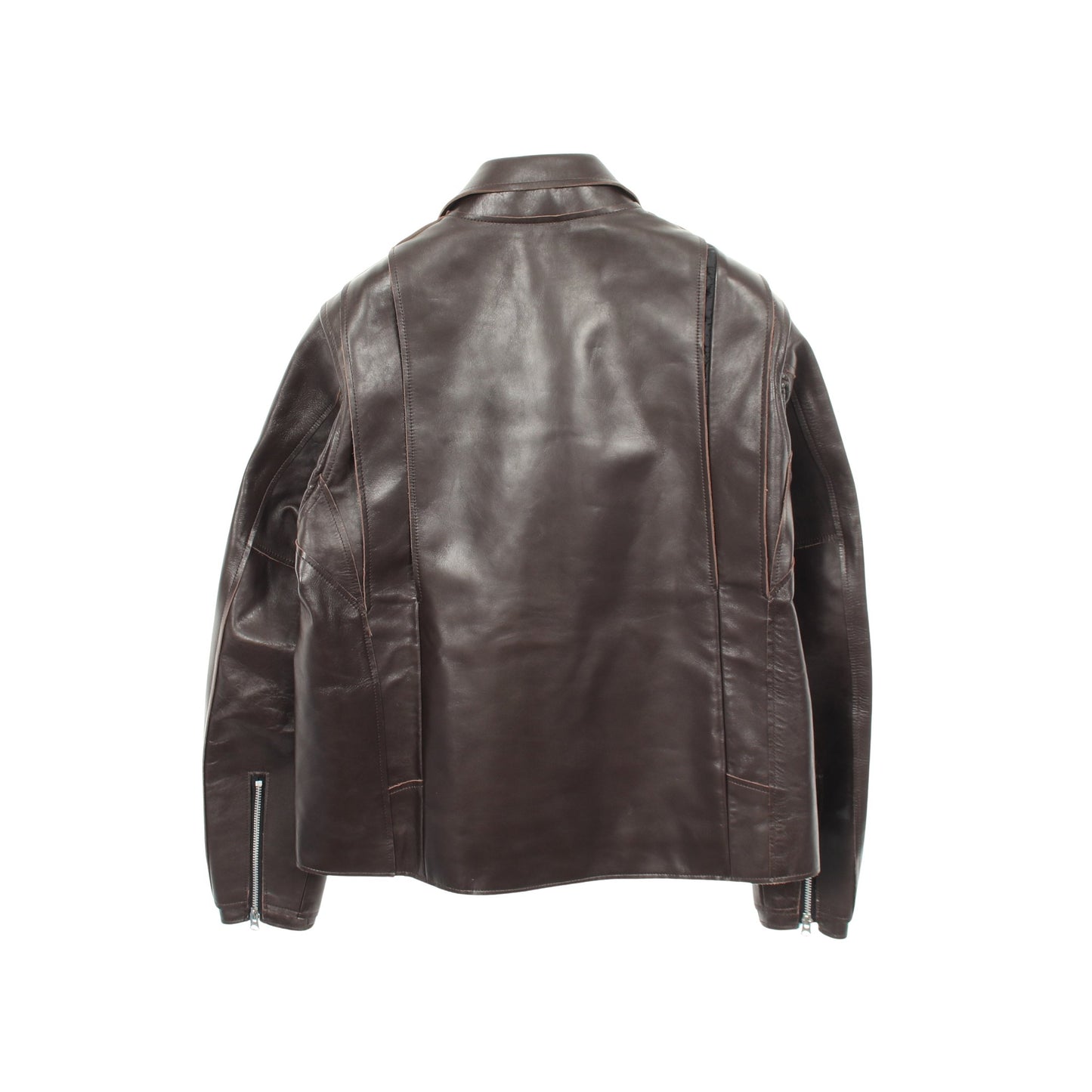 Leather Jacket レザージャケット レザー ダークブラウン サカイ アウター sacai