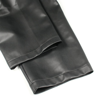 Faux Leather Pants パンツ フェイクレザー ブラック サカイ ボトムス sacai