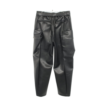Faux Leather Pants パンツ フェイクレザー ブラック サカイ ボトムス sacai