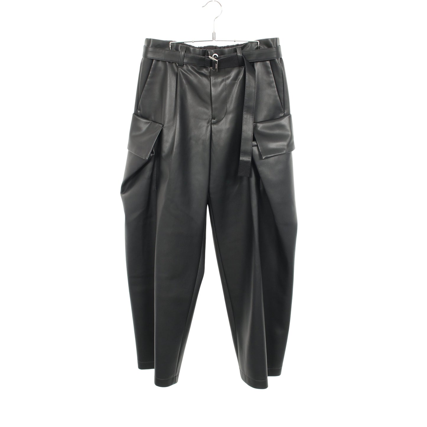 Faux Leather Pants パンツ フェイクレザー ブラック サカイ ボトムス sacai