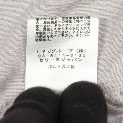 トリオンフ 半袖Tシャツ レーヨン カシミヤ パープルグレー セリーヌ トップス CELINE