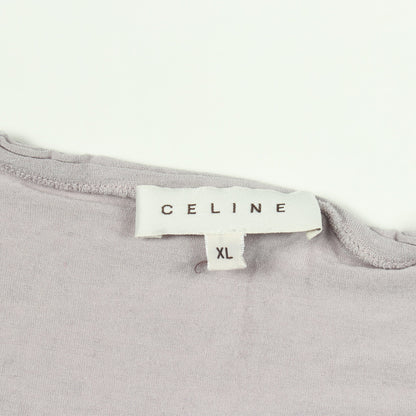 トリオンフ 半袖Tシャツ レーヨン カシミヤ パープルグレー セリーヌ トップス CELINE