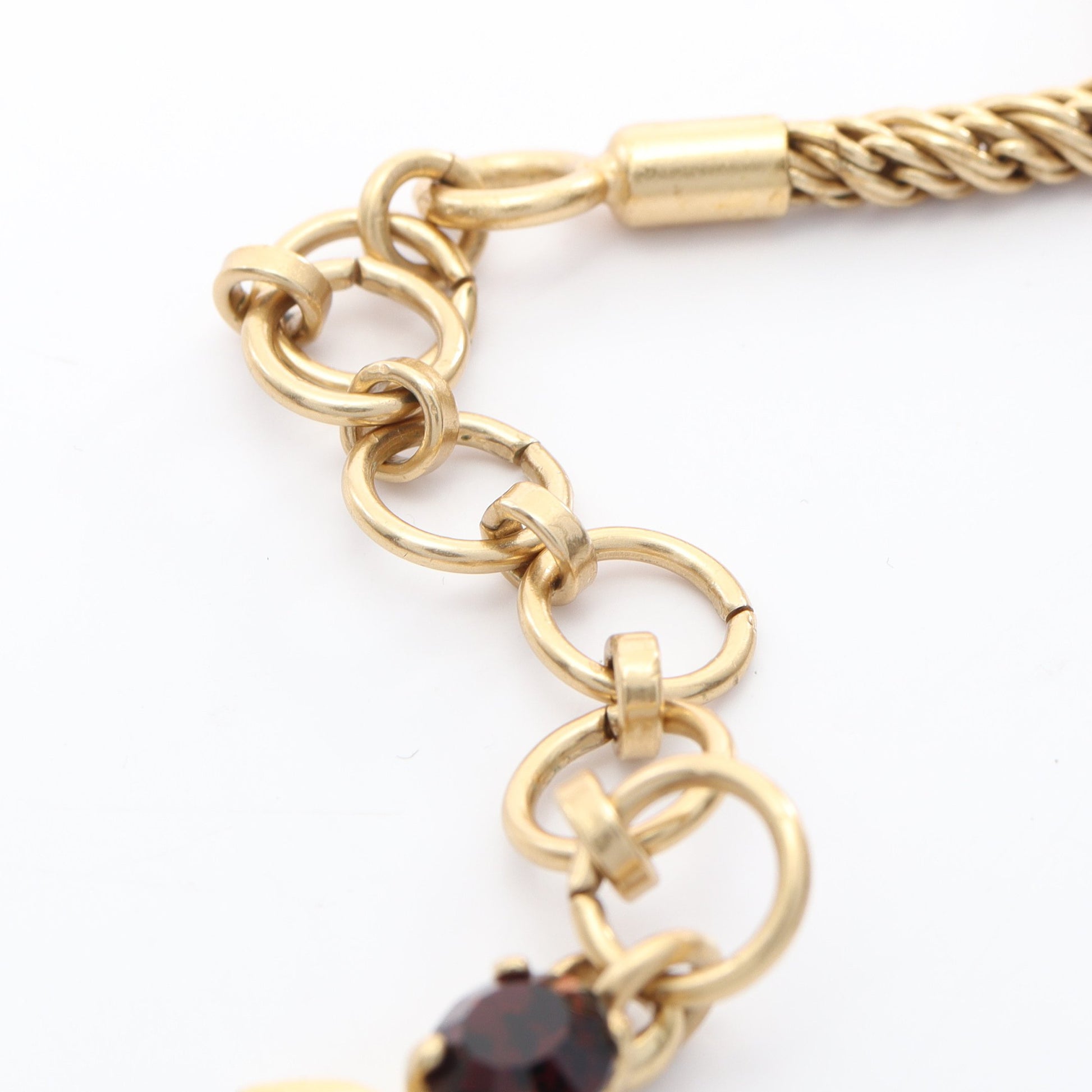 ココマーク グリポア ネックレス GP ラインストーン ゴールド マルチカラー 01A シャネル アクセサリー CHANEL