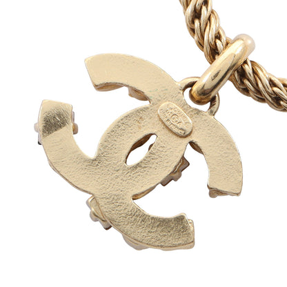ココマーク グリポア ネックレス GP ラインストーン ゴールド マルチカラー 01A シャネル アクセサリー CHANEL