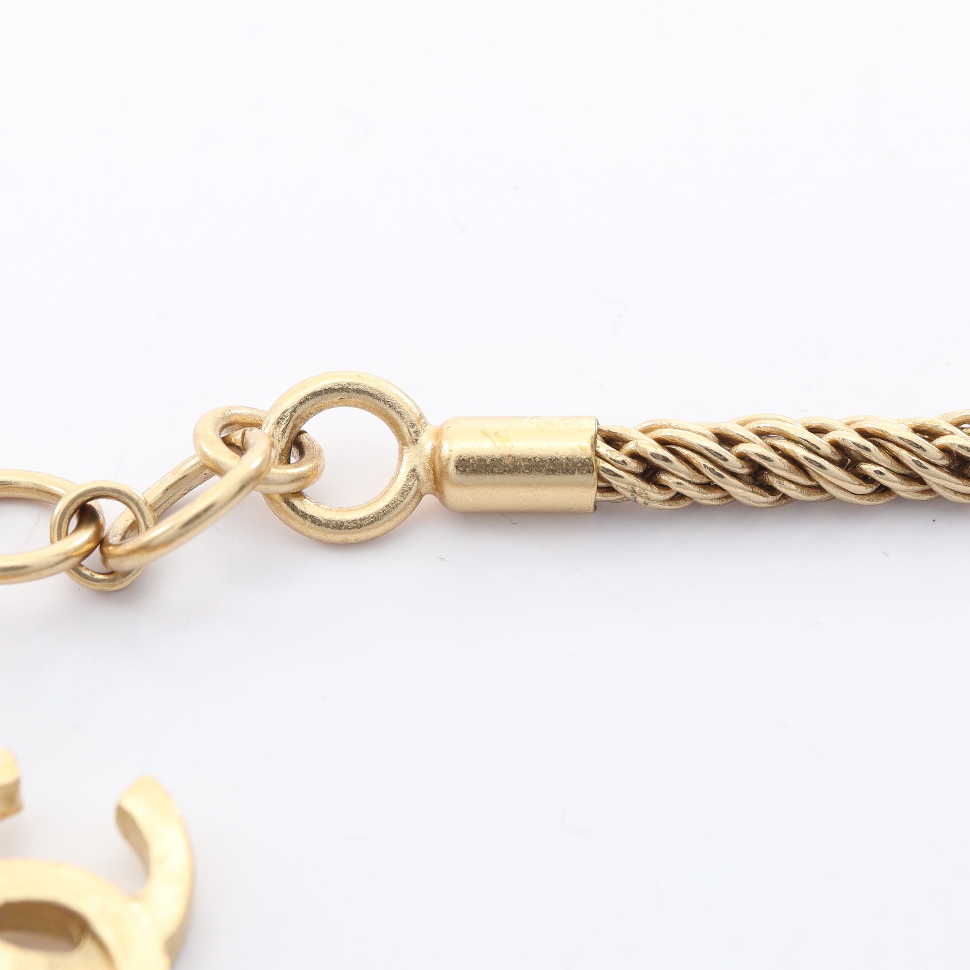 ココマーク グリポア ネックレス GP ラインストーン ゴールド マルチカラー 01A シャネル アクセサリー CHANEL