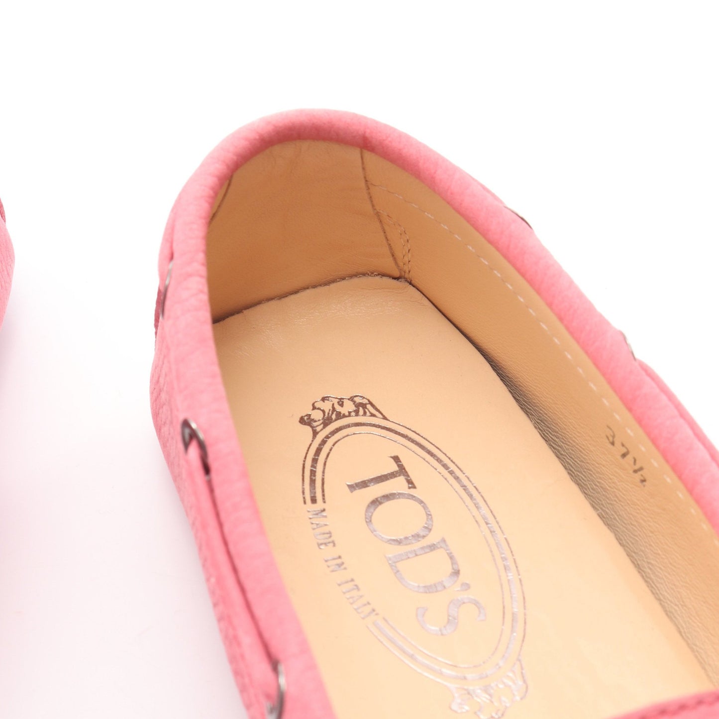 ドライビングシューズ レザー ピンク トッズ シューズ TOD'S