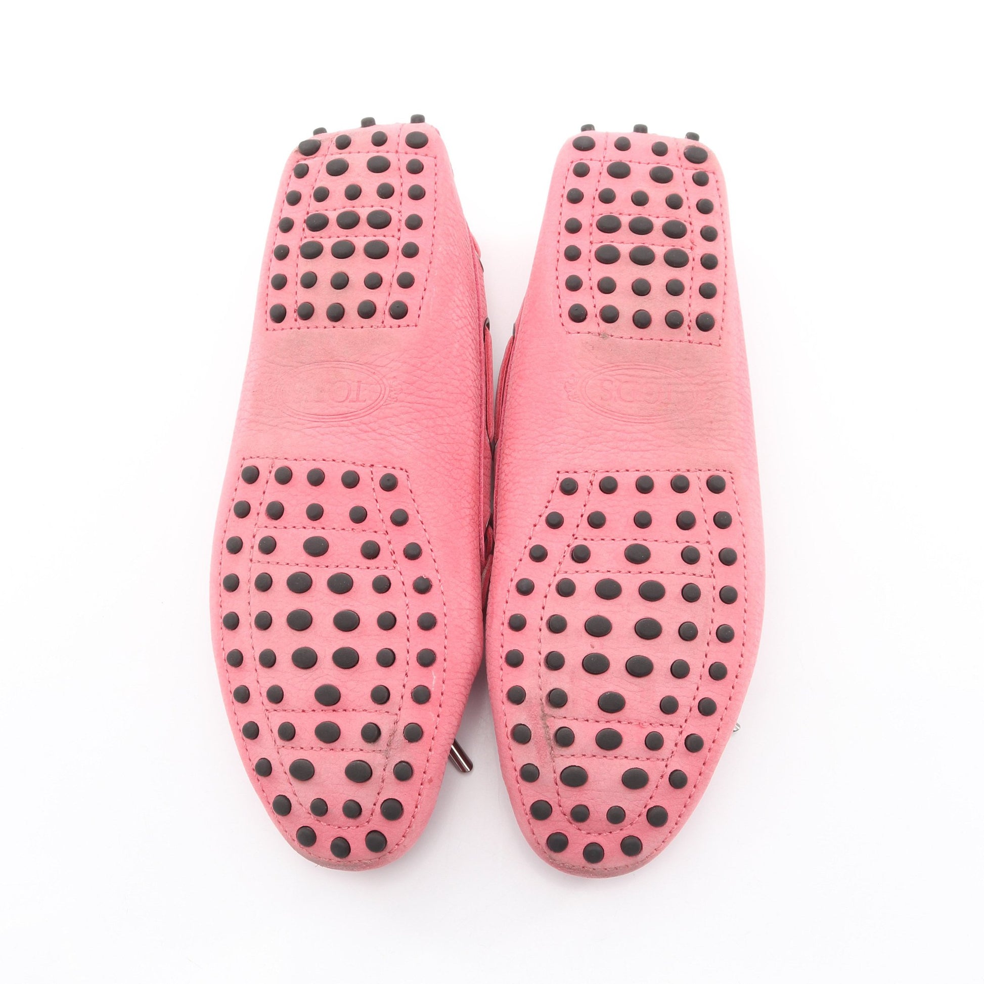 ドライビングシューズ レザー ピンク トッズ シューズ TOD'S