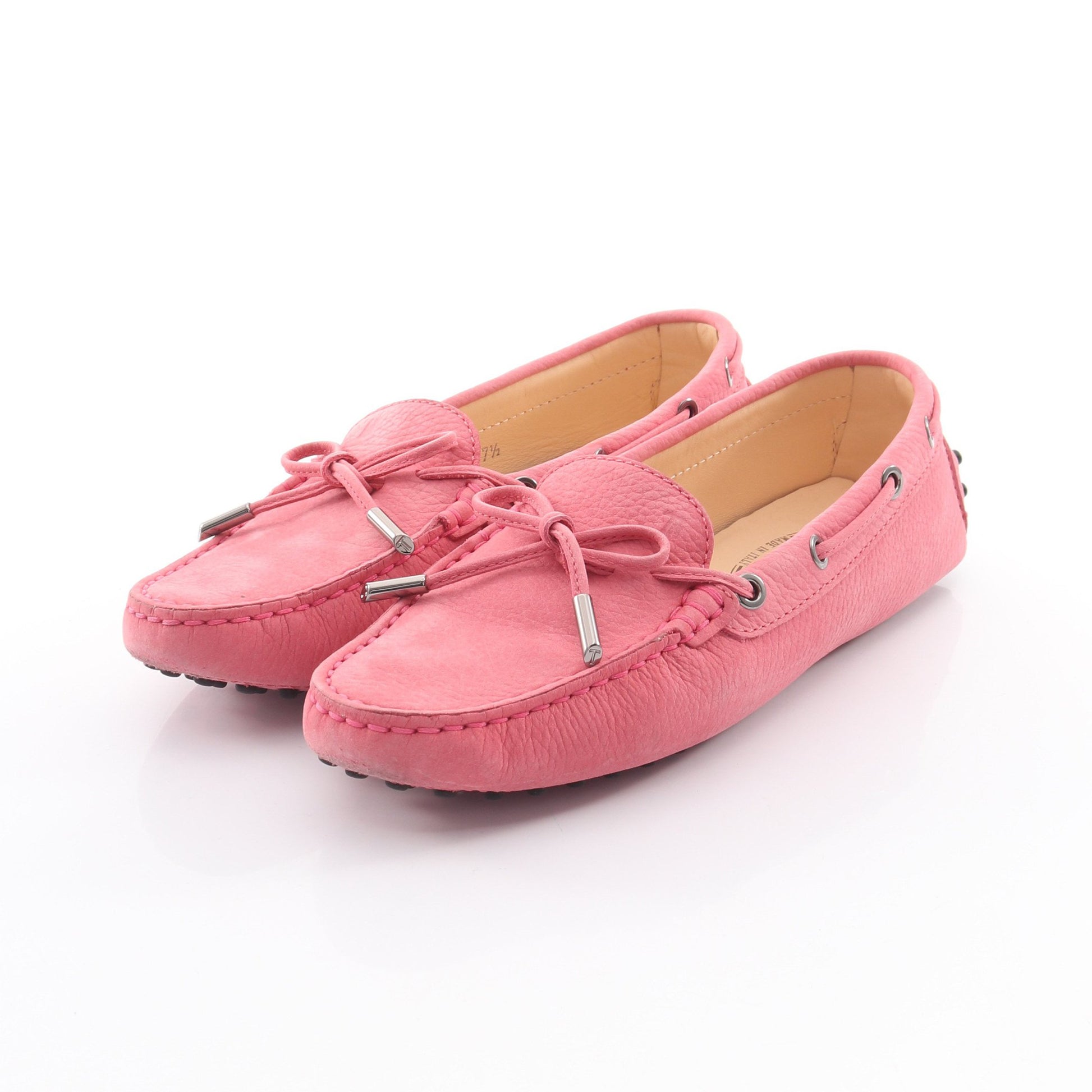 ドライビングシューズ レザー ピンク トッズ シューズ TOD'S