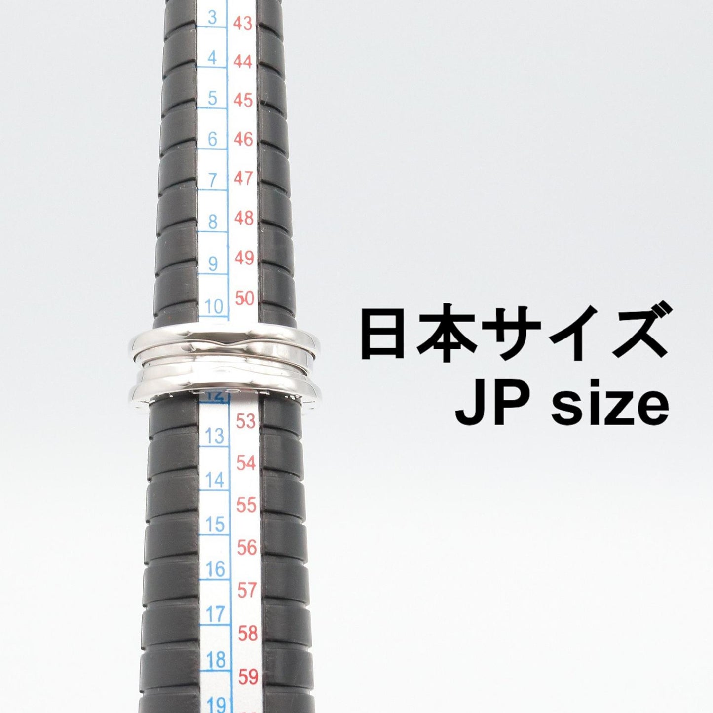 B-zero1 リング 3バンド リング 指輪 K18WG シルバー ホワイトゴールド ブルガリ アクセサリー BVLGARI