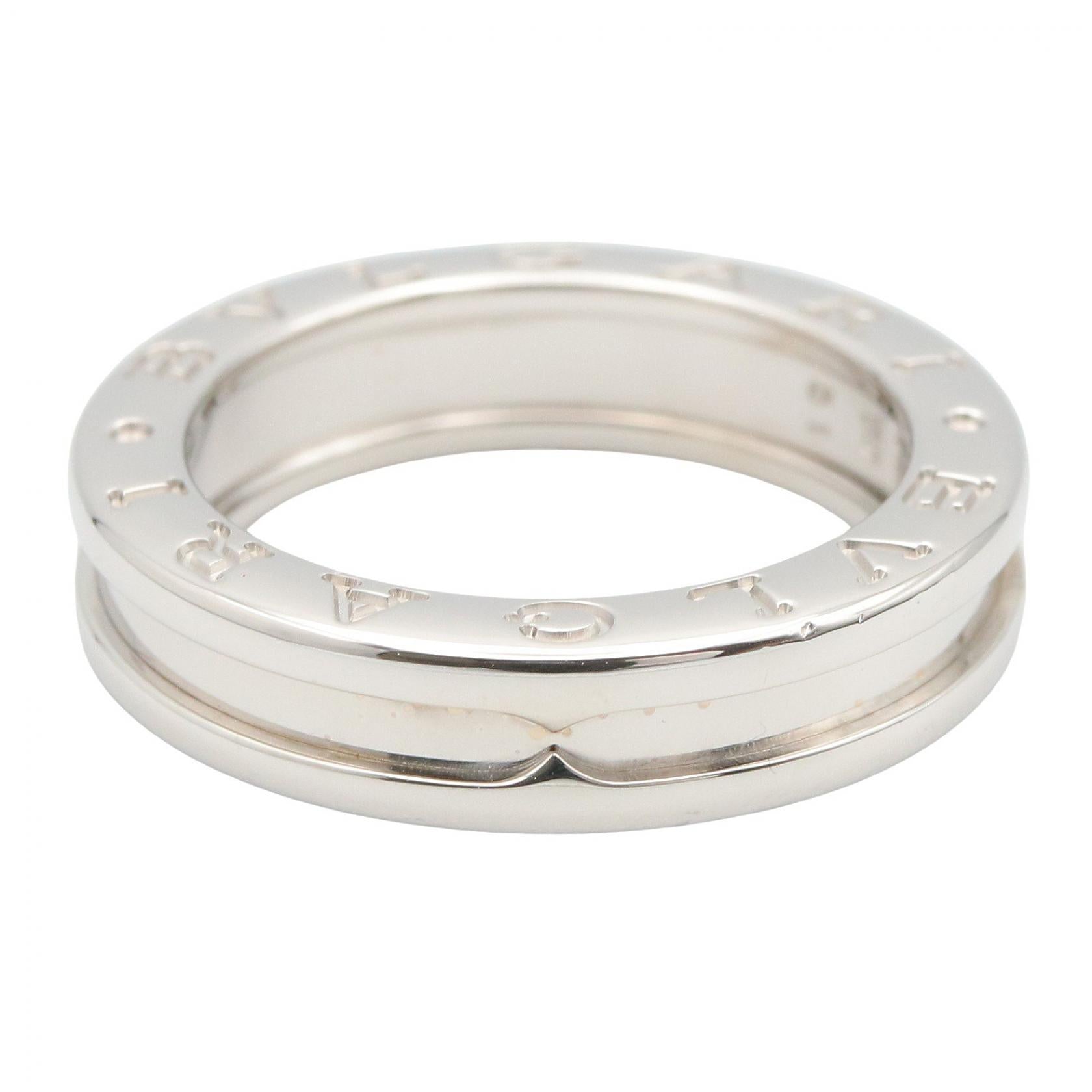 B-zero1 リング 1バンド リング 指輪 K18WG シルバー ホワイトゴールド ブルガリ アクセサリー BVLGARI