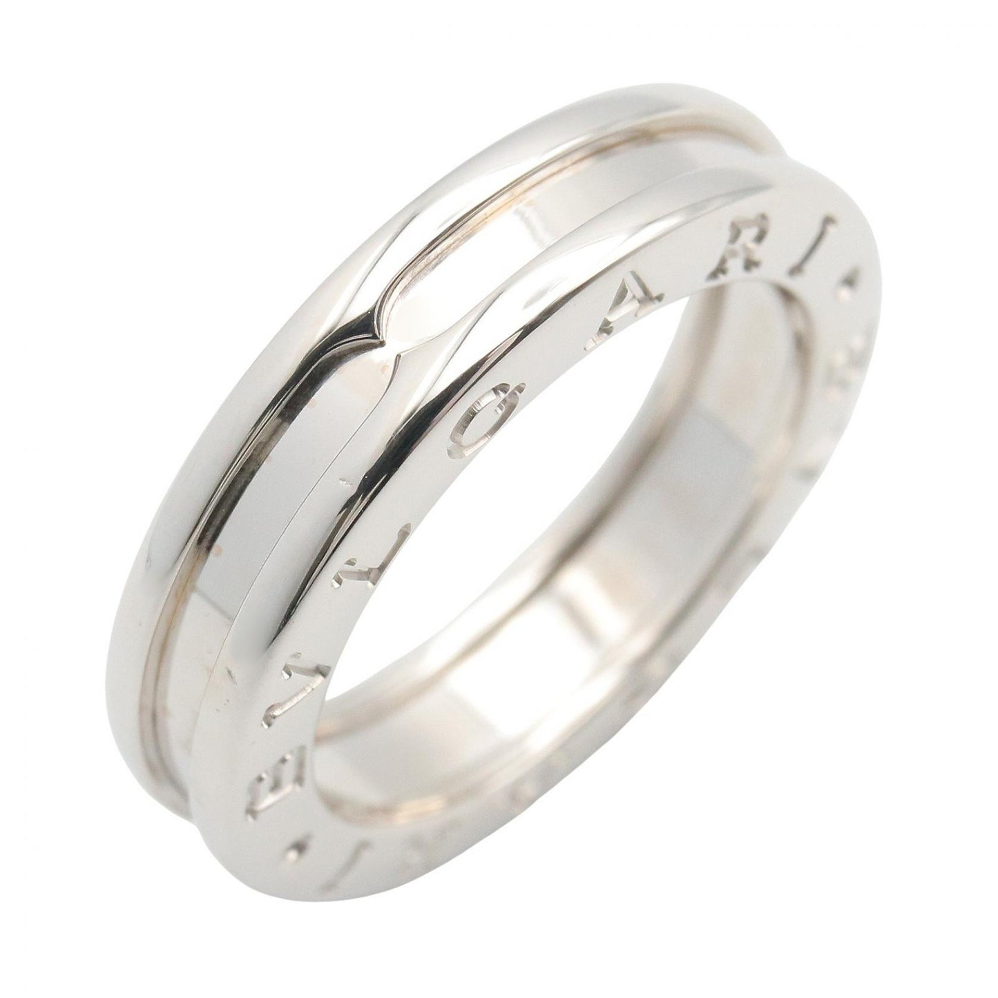 B-zero1 リング 1バンド リング 指輪 K18WG シルバー ホワイトゴールド ブルガリ アクセサリー BVLGARI