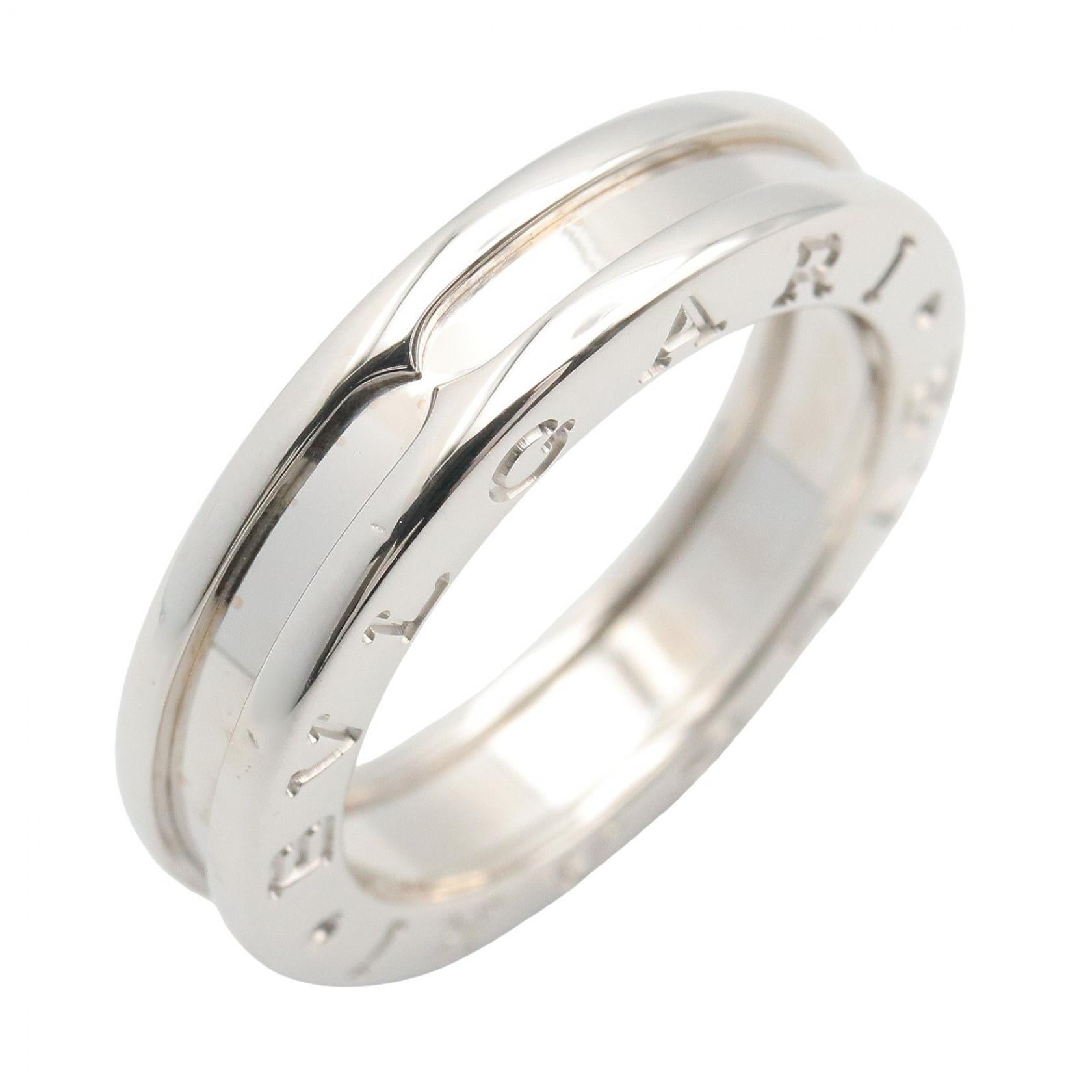 B-zero1 リング 1バンド リング 指輪 K18WG シルバー ホワイトゴールド ブルガリ アクセサリー BVLGARI