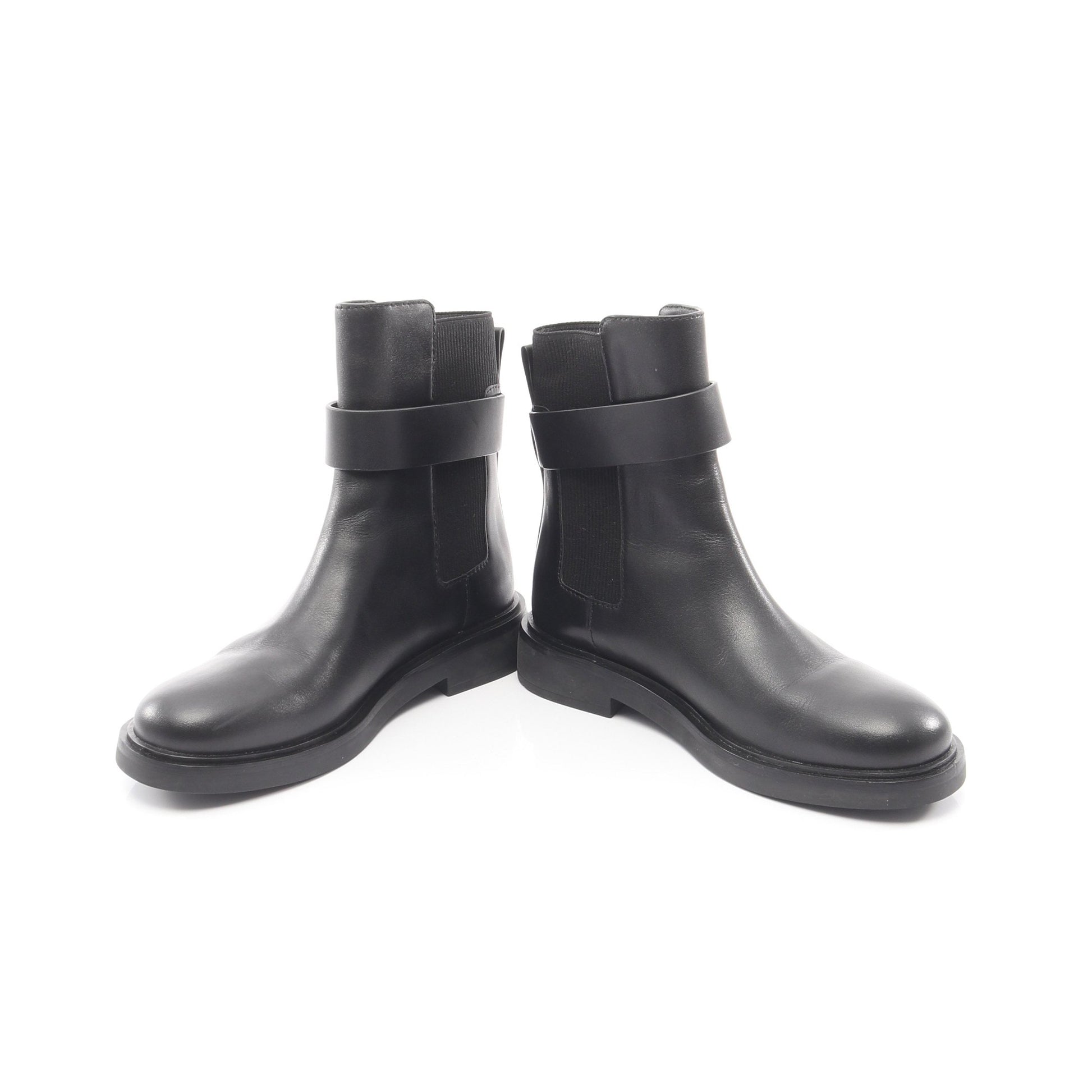 DOUBLE T CHELSEA BOOT ブーツ レザー ブラック トリーバーチ シューズ TORY BURCH
