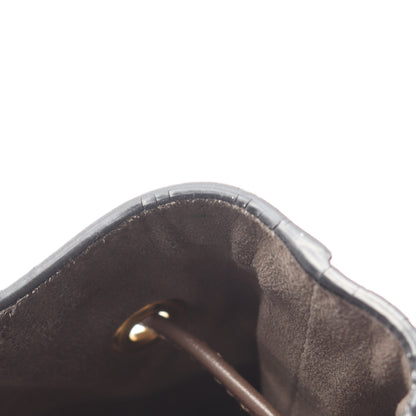 モントレゾール ショルダーバッグ レザー ブラック レッド フェンディ バッグ FENDI